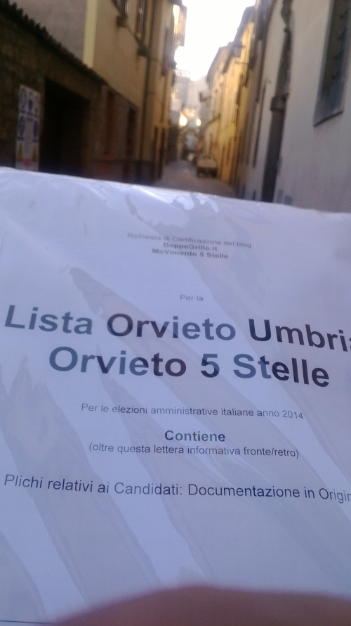 lista Orvieto 5 Stelle